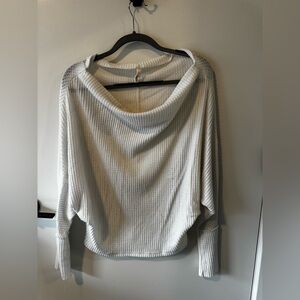 Elan White Waffle  Top